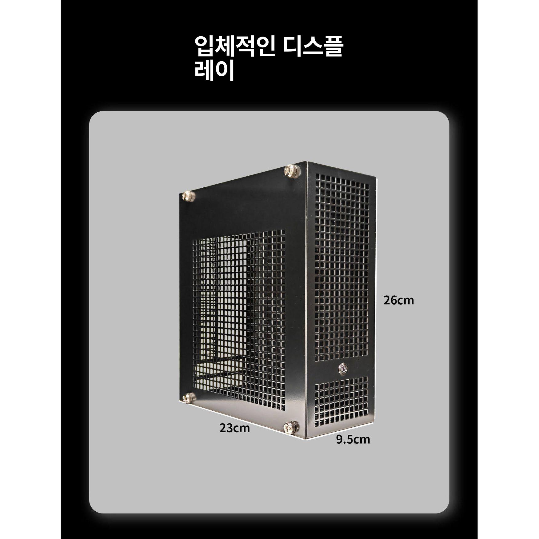 컴퓨터 시건장치 도서관 본체케이스 본체캐비닛 고정 잠금 관공서 태블릿 공간절약형 - 상세 이미지 3