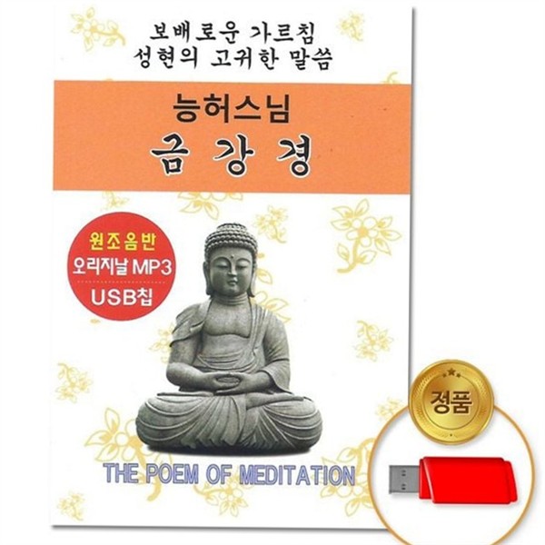 오디오 불교 경전 능허 금강경 음원 낭독 스님 - 상품 이미지