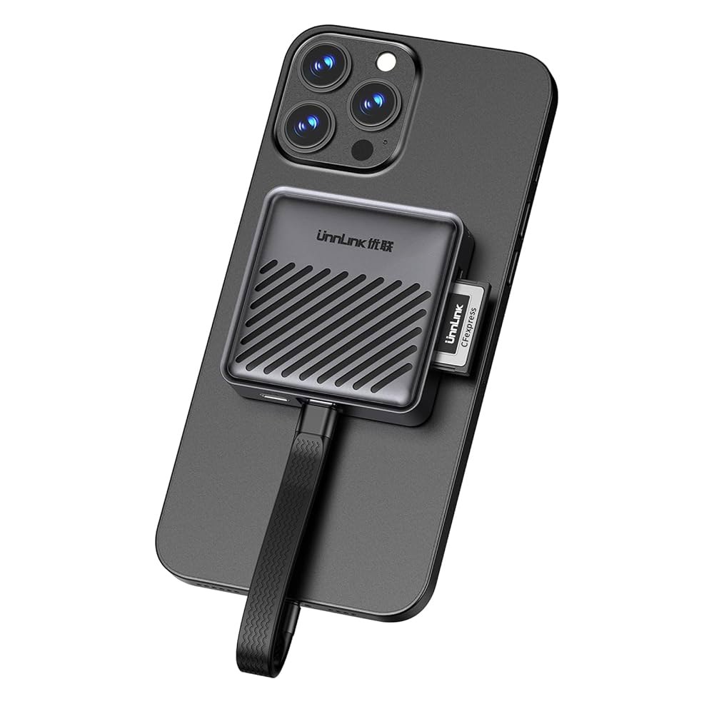 UnnLink CF Express 타입 B USB-C 마그네틱 카드 리더, 4K HDMI 전송 10Gbps USB 3.2 Gen 2 플러그 앤 플레이, 휴대폰, 노트북, 카메라용 - 상품 이미지
