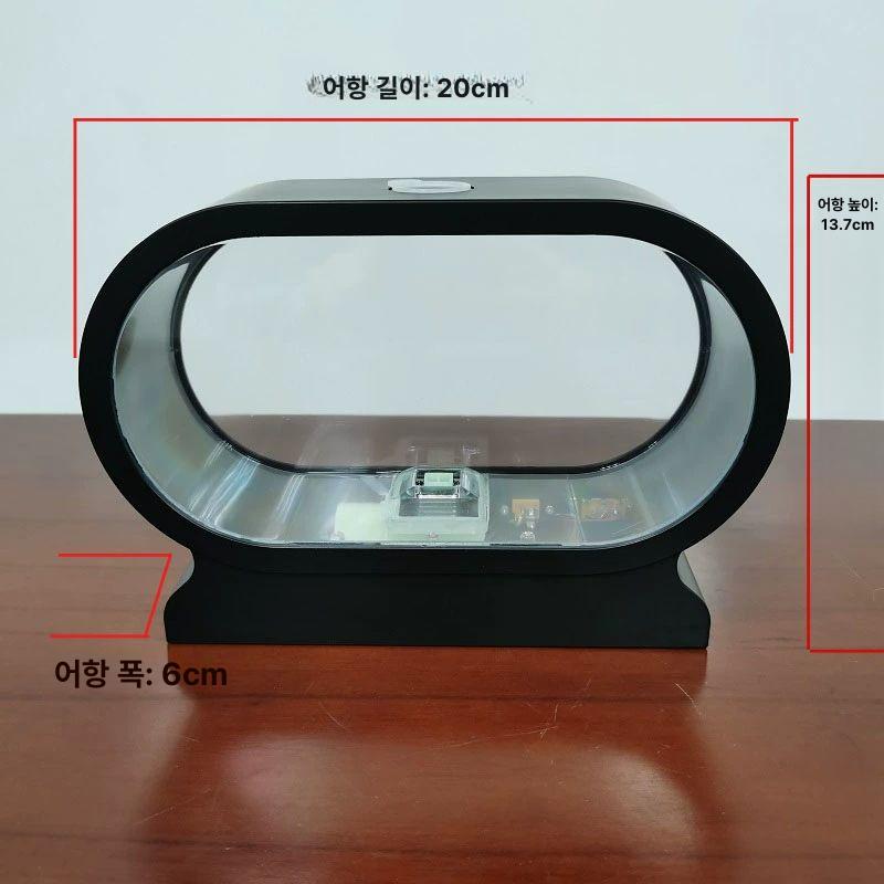 LED 해파리 수족관 무드등 조명 꾸미기 인테리어 아크릴 피규어 장식 배터리 형광 라이트 - 상세 이미지 3