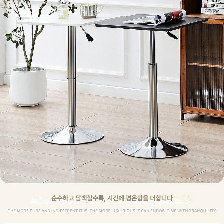 라운드 식탁 세라믹 상판 북유럽 디자인 카페테이블 커피숍 원탁 모던 주방 인테리어 가구 - 상세 이미지 5