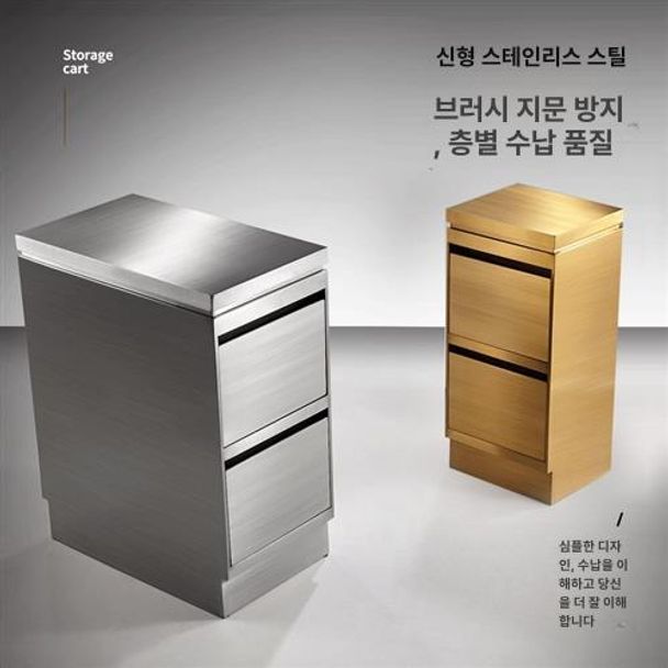 수납 서랍형 3단 선반 미용카트 다용도 미용실카트 네일샵 미용웨건 미용트롤리 - 상세 이미지 2