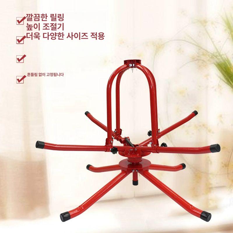 엑셀 풀림기 분무 거치대 자재 돌림기 풀링기 와이어 난방 베어링프리 릴 롤러 브래킷 - 상세 이미지 3