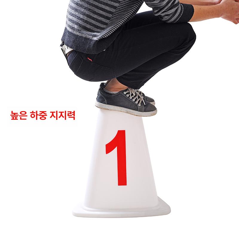 육상 경기장 훈련용 운동콘 사각형 마킹 표지판 번호판 숫자 트레이닝 장비 스포츠 넘버링 피지컬 레이아웃 필드 세트 - 상세 이미지 4