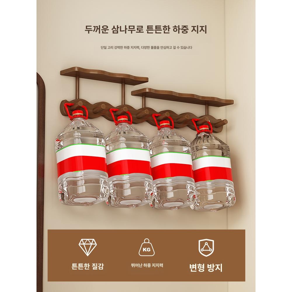 겸용 옷걸이 현관 인테리어 고정식행거 옷장 수납 모자 벽고정 - 상세 이미지 5