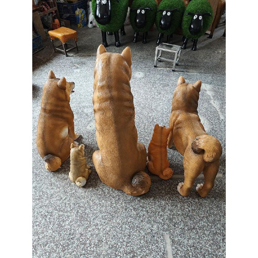 조각상 소품 대형견 야외 리트리버 조형물 인테리어 촬영소품 모형 장식 장식모형 장식품 카페 - 상품 이미지