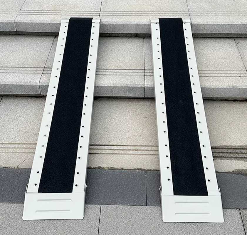 오토바이 사다리 경사로 발판 오름턱 용 경사판 적재용 120x25 - 상품 이미지