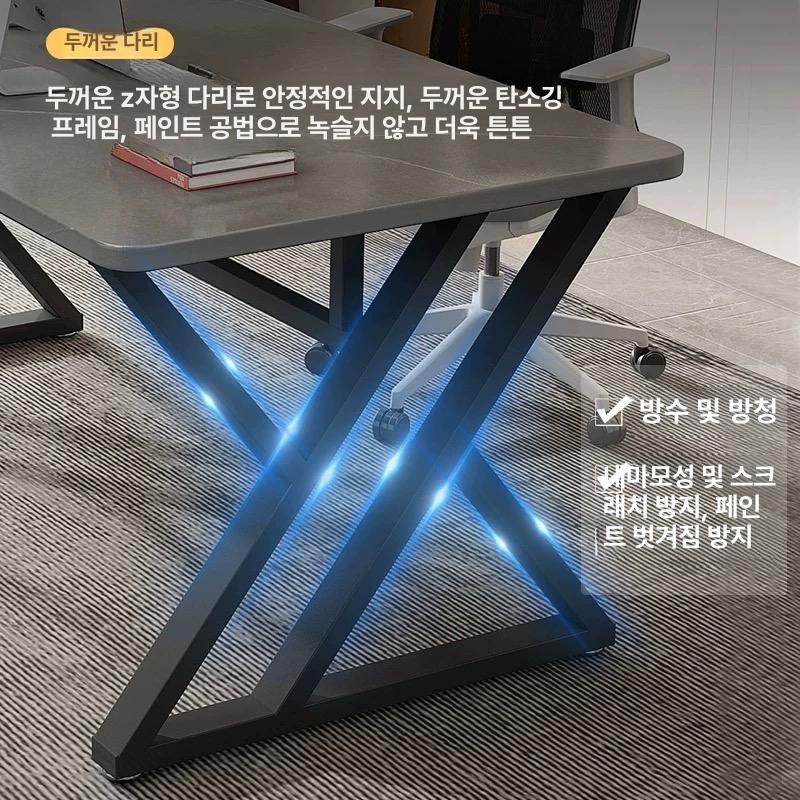 테이블다리 철제 대리석식탁 교체용 받침대 금속 프레임 사각 부품 강철 지지대 튼튼한 가구 부속 - 상세 이미지 3