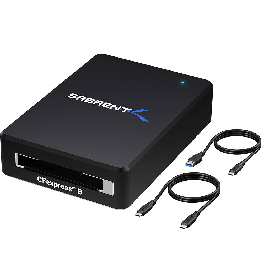 USB 3.2 10Gbps(CR-CFER)가 장착된 SABRENT CFExpress 타입 B 카드 리더 - 상품 이미지