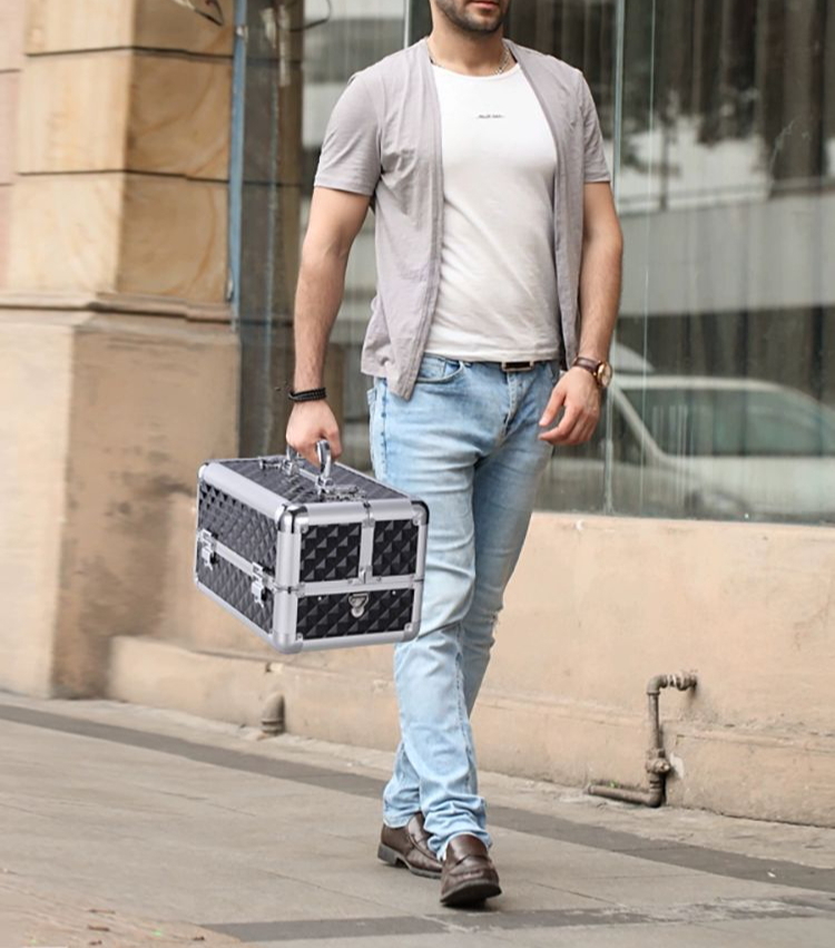 휴대용 공구가방 3단 부품함 멀티 스테인리스 이동식 공구집 못주머니 공구보관함 이미지 6