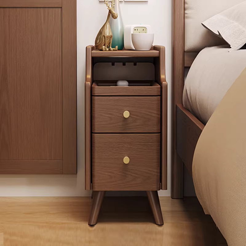 원목 협탁 소파 틈새 옆 용 테이블 사이드 보조 수납장 20cm 이미지 6