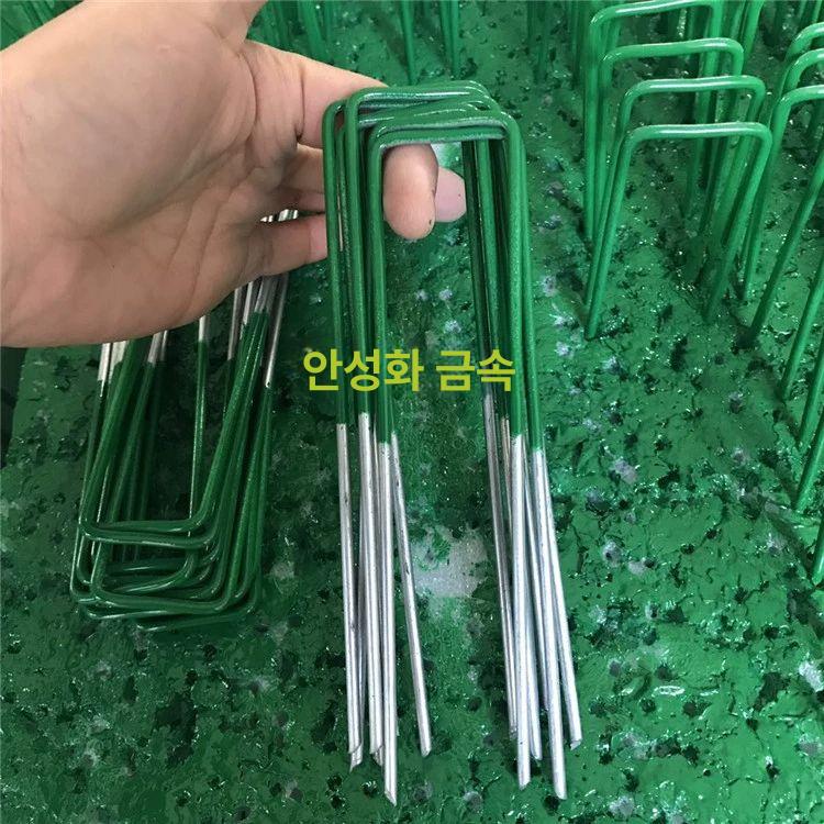 고정핀 잡초매트 밀림방지 고정클립 농업용 농사용 잡초방지 비닐 멀칭핀 제초매트 - 상세 이미지 2
