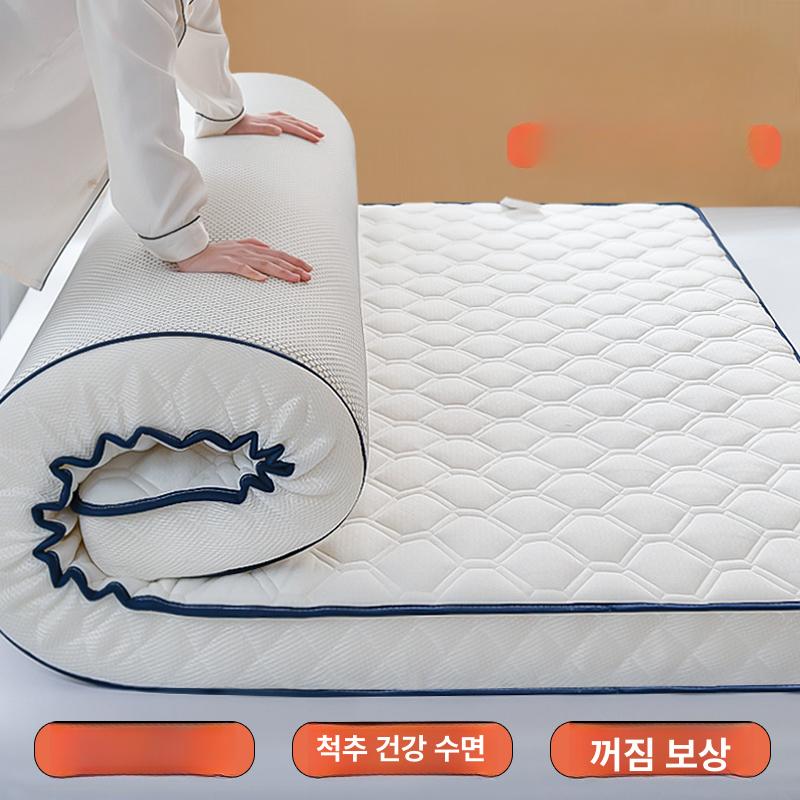 쿨토퍼 접이식매트리스 패드 퀸 쿨매트 통기성 쿨링 바닥 냉감 여름용 기숙사용 침실 - 상세 이미지 2