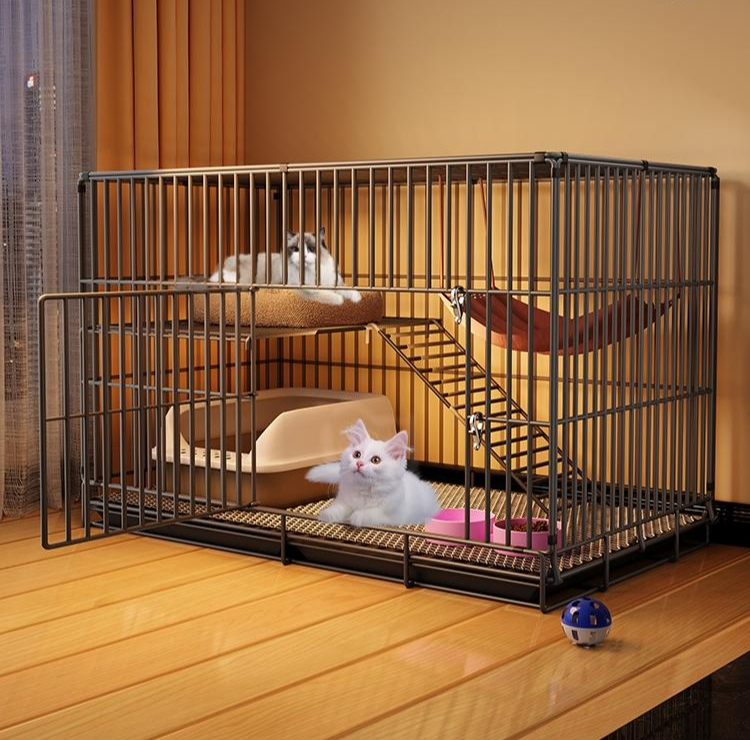 고양이 케이지 울타리 하우스 철제펜스 철망 격리소 임시보호 기본 가정용 분리 집 - 상품 이미지