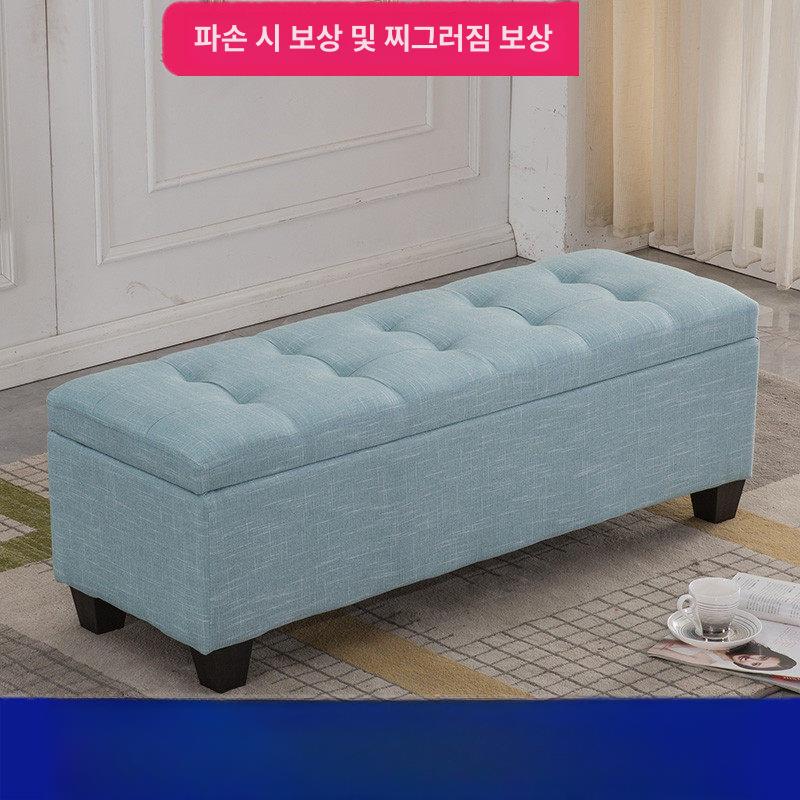 수납 스툴 쇼파 서랍 벤치수납 드레스룸 긴의자 수납벤치 쿠션 벤치쇼파 벤치수납의자 - 상세 이미지 3