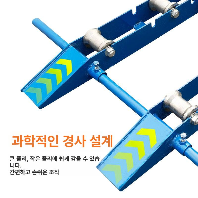 케이블 정리 릴 거치대 배선 광케이블 선통기 풀링 드럼 수납 광섬유 선 감기 보관 고정 클립 홀더 - 상세 이미지 3