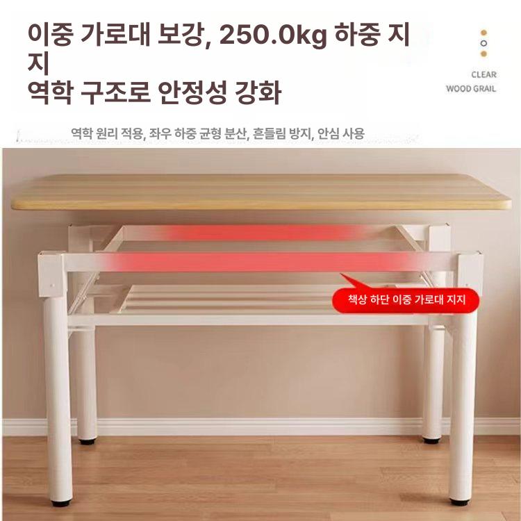모던 식탁 접이식 이동식 홈카페 사각 가정용 폴딩 다이닝 프레임 컴팩트 - 상세 이미지 5