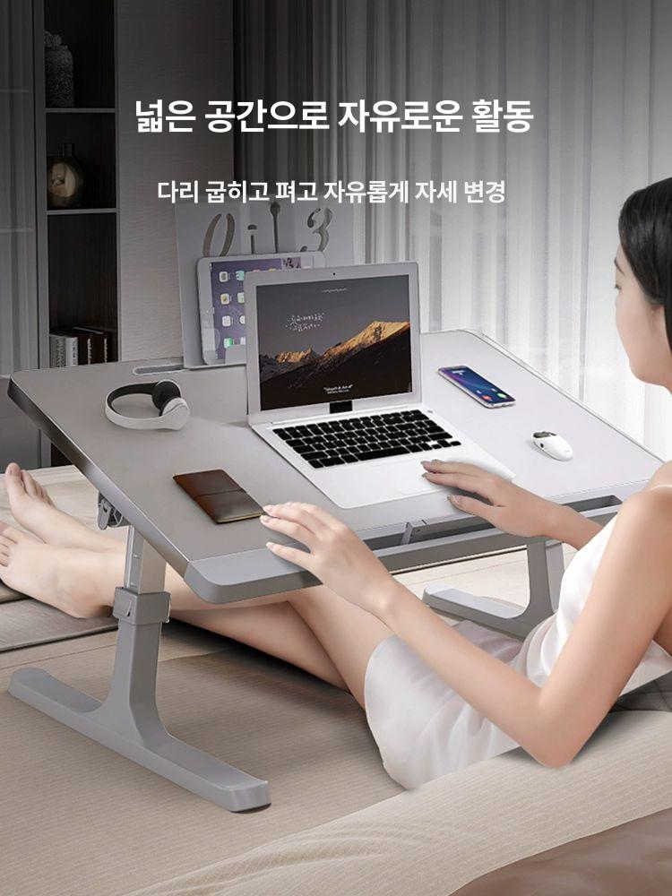 메탈 미끄럼방지 휴대용캠핑테이블 피크닉 간이 야외 낚시 컵홀더 소풍 여행 다기능 - 상세 이미지 3