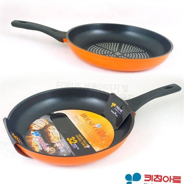가벼운 주방 후라이팬 다이아몬드 코팅 후라이팬 32cm 대형 스크래치방지 알루미늄 - 상품 이미지