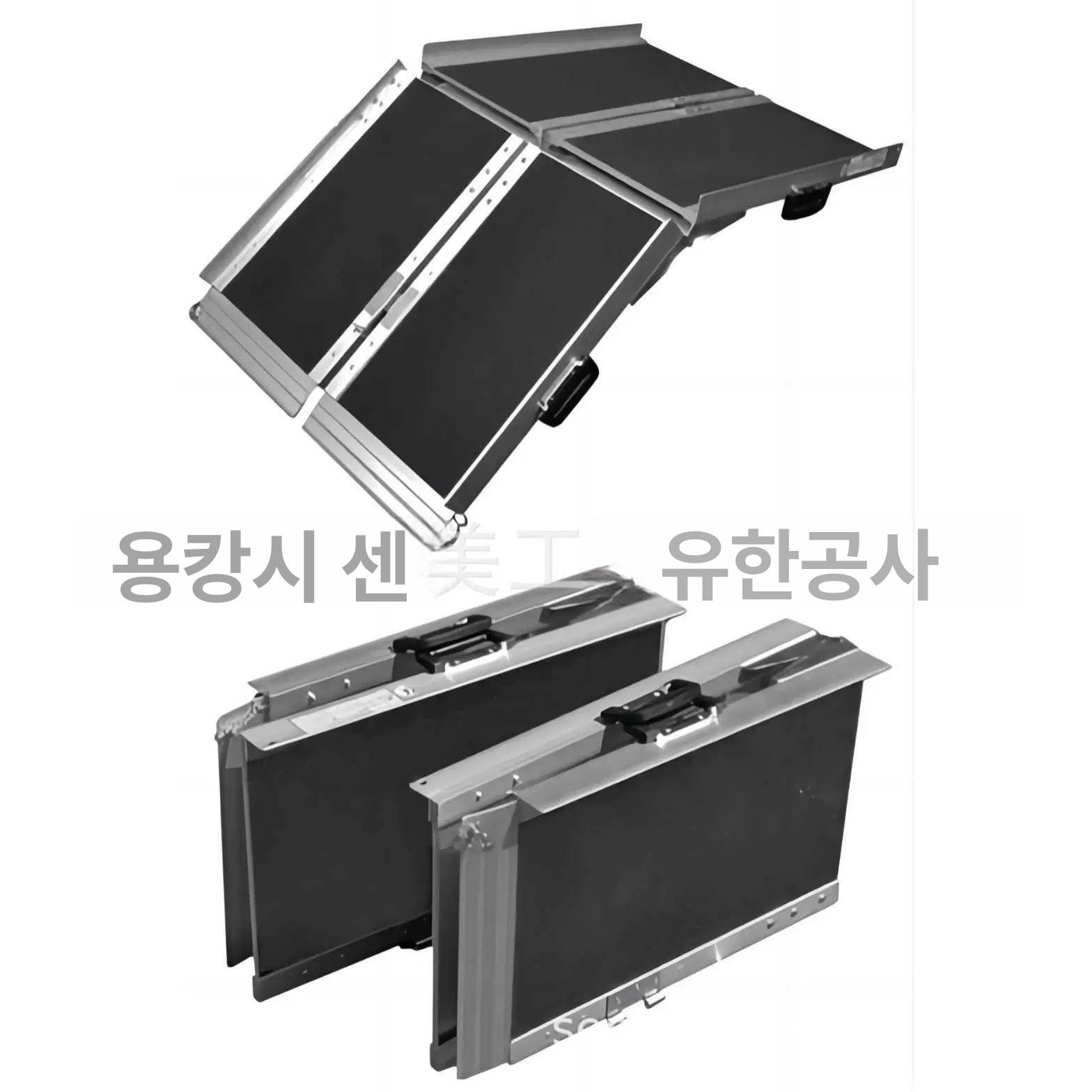 대형 휠체어 경사로 차량진입판 슬로프 높이 램프 단차해소기 - 상세 이미지 2