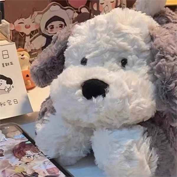 귀여운 강아지 애착인형 부드러운 애착인형 선물 쿠션 인형 - 상품 이미지