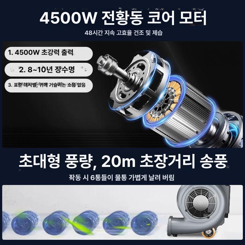 고속 바닥난방 온풍 제습기 욕실 건조 환기 멀티 핸들형 가정용 산업용 - 상세 이미지 3
