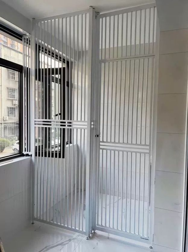 방묘문 고양이 도어 가드 강아지 방문 철제 철망 펫도어 케이지 펜스 애견울타리 - 상세 이미지 4