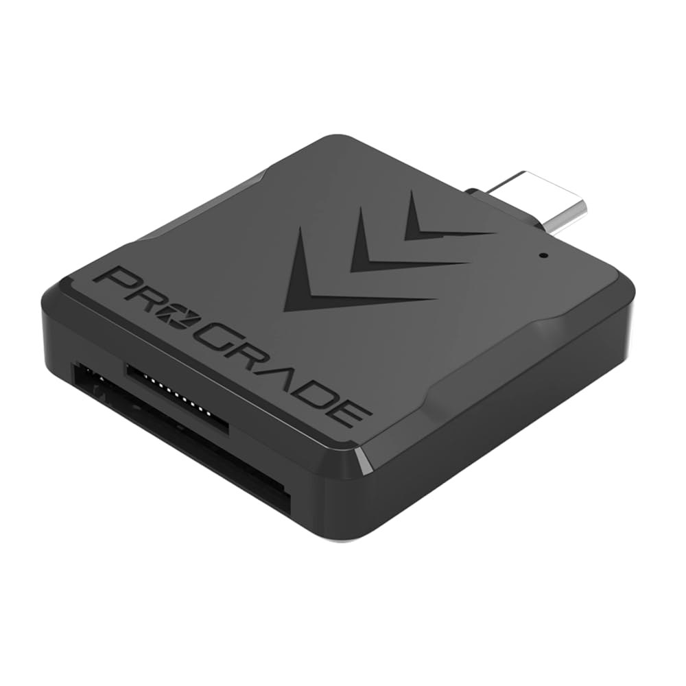 ProGrade 디지털 SDXC 및 microSDXC 듀얼 슬롯 모바일 카드 리더 USB-C 3.2 2세대(PGM0.5) - 상품 이미지
