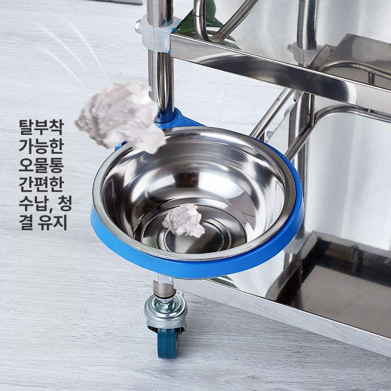 드레싱카 치과웨건 이동 진료실 의료용 구르마 간호실 표준형 메디컬 - 상세 이미지 3