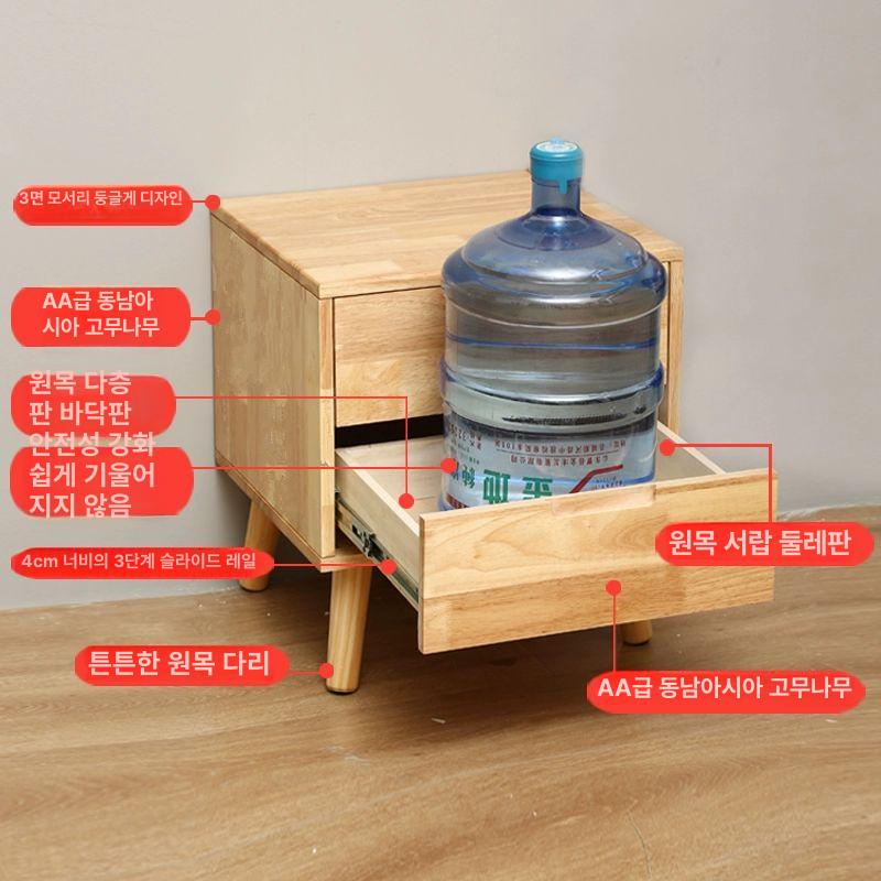 원목 책장 오픈선반 거실 주방 침실 수납장 정리대 디스플레이 진열함 소품 보관함 스타일리시 수납 가구 - 상세 이미지 3