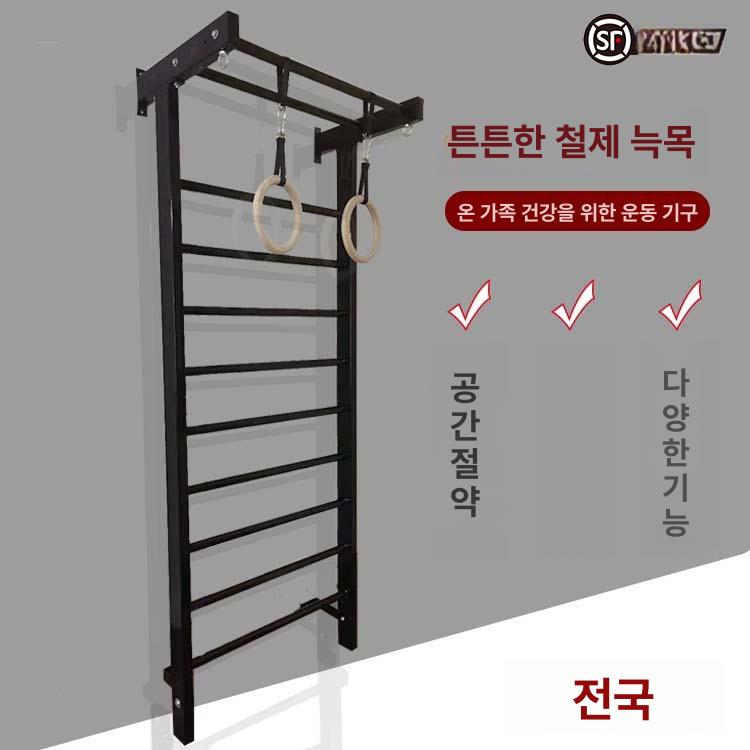 홈짐 실내운동 풀업바 턱걸이 기구 벽부착 철봉 체육 근력 머슬업 스트레칭 피트니스 훈련 운동용품 - 상세 이미지 2