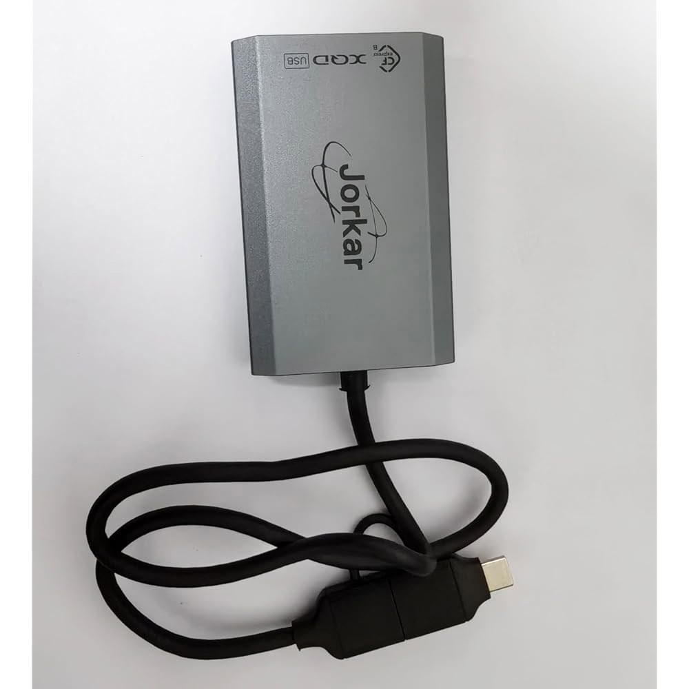 Jorkar CFexpress B형 리더 및 XQD 카드 USB-C, 니콘 캐논 파나소닉용 카메라 메모리 리더, USB A C가 포함된 2in1 3.2 10Gbps(10Gbps) - 상세 이미지 2