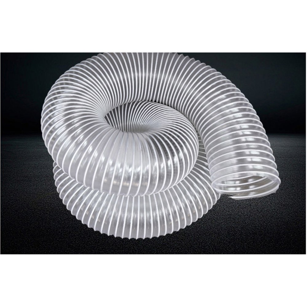 집진기 파이프 PVC PVC호스 고압 와이어 진공파이프 지름 90mm 호스배관 덕트 30mm 1m - 상품 이미지