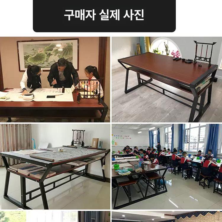 드로잉테이블 경사 작업대 스케치북 거치대 화판 입시미술 디자인 페인팅 탁상용 책상 - 상세 이미지 3