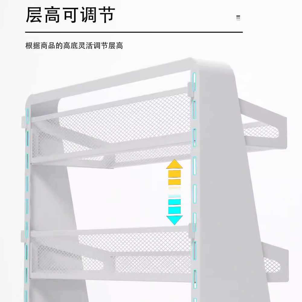 계산대 선반 과자 진열장 가판대 편의점 카운터 매대 3단 - 상세 이미지 4