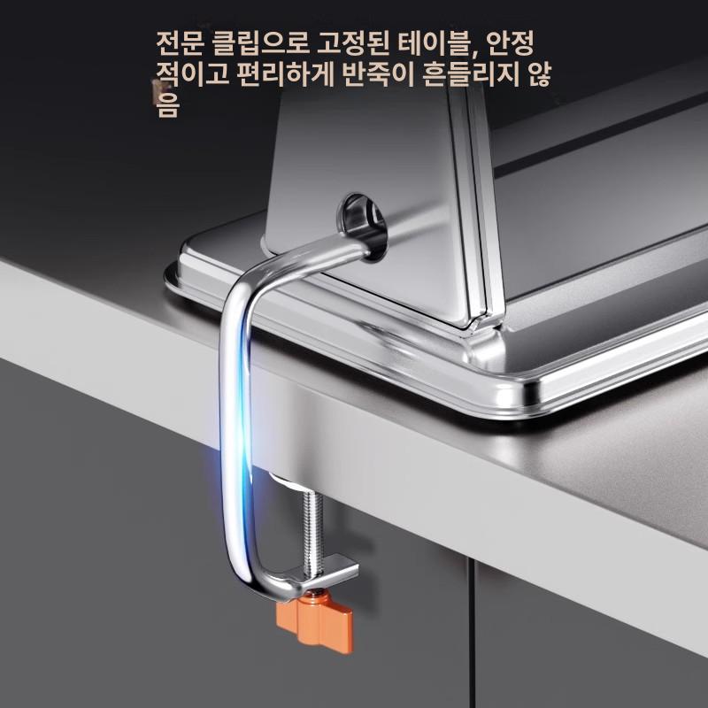 가정용 칼국수기계 소형 수동 제조기 만두피기계 다기능 파스타 압연 국수뽑는기계 - 상세 이미지 4