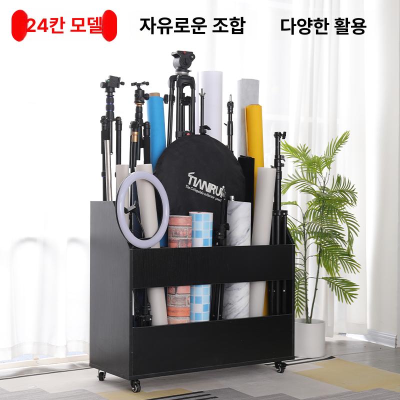 스튜디오 수납함 정리대 선반 정리함 랙 캐비닛 꽂이 케이스 삼각대보관함 서랍 - 상세 이미지 4