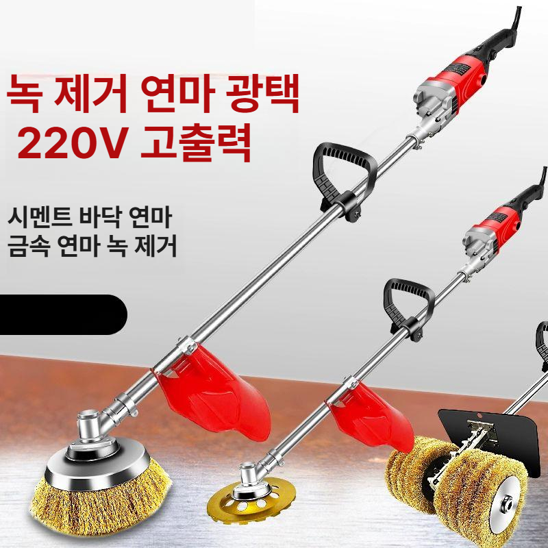 철브러쉬 그라인더 철브러시 속도 쇠솔 수세미 와이어 철판 휠 제거기 연마 원형사포 - 상세 이미지 2