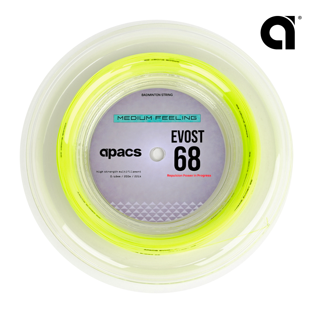 아펙스 거트 EVOST 68 200m 롤 배드민턴 라켓 스트링 줄 반발력 (0.68mm) - 상세 이미지 4