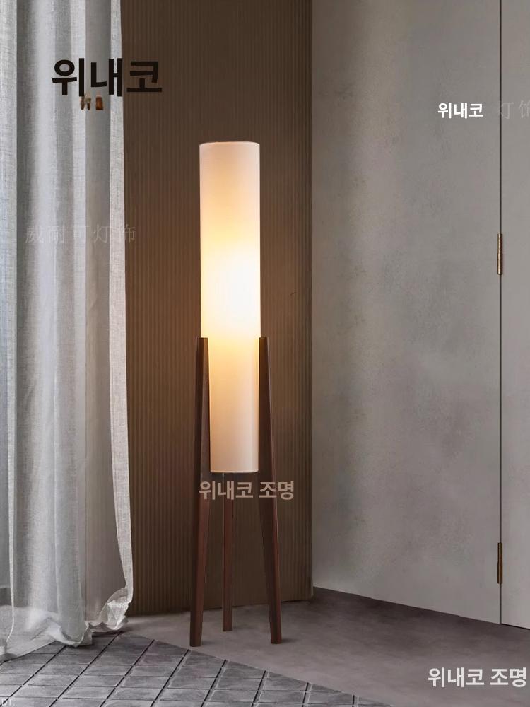 원목 테이블조명 무드등 고급 인테리어 전통 침실 거실 빈티지 모던 단스탠드 감성 - 상세 이미지 3