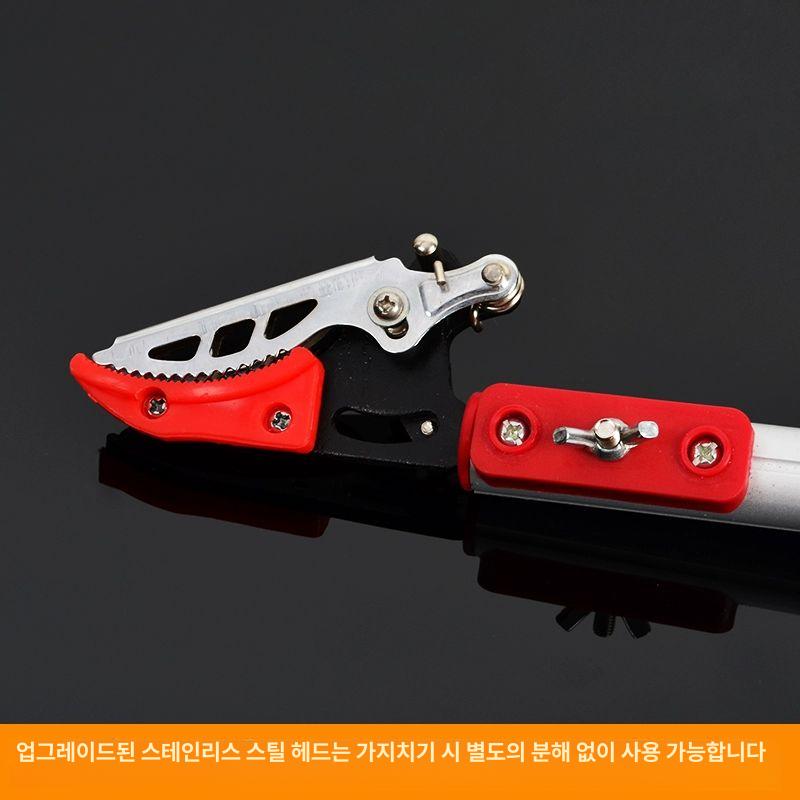 전동 고지 가위 장대형 무선 충전식 과수원 수확용 정원 가지치기 도구 과일 채취 농업용 이미지 6
