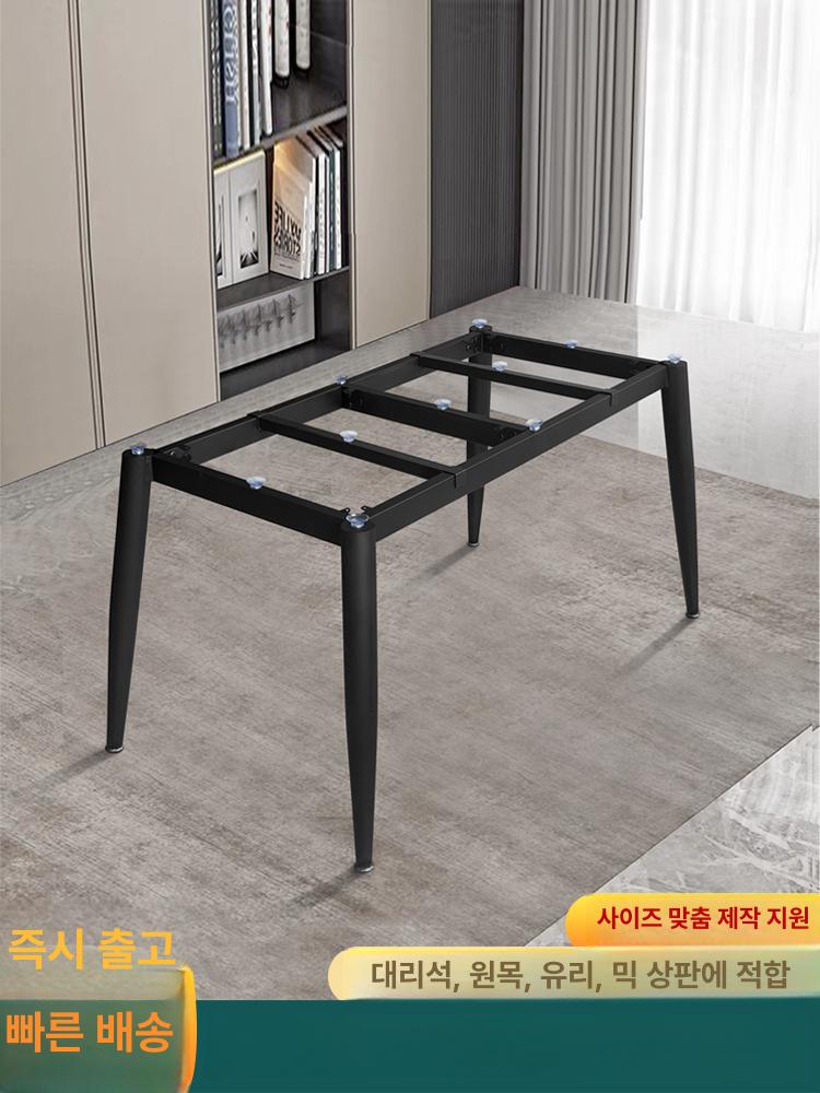 사무용 테이블다리 대리석 철제 식탁다리 교체용 책상다리 원형 높이 받침대 - 상세 이미지 2