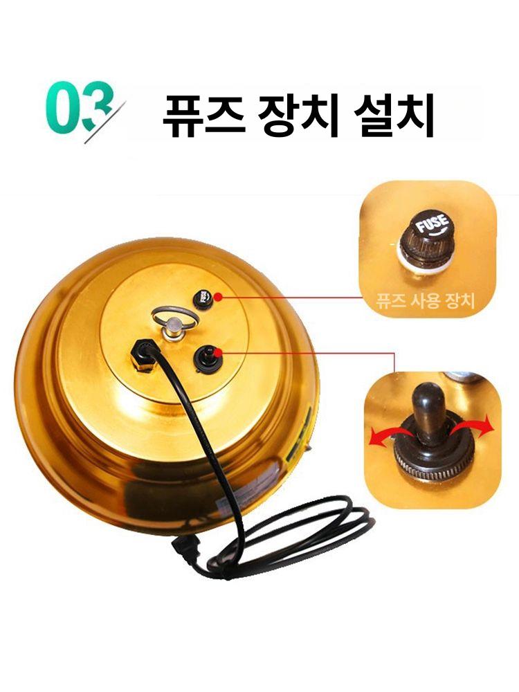 양계장 온열등 축사보온등 농장 보온갓 온열전구 온도조절 난방램프 사육 적외선 - 상세 이미지 5