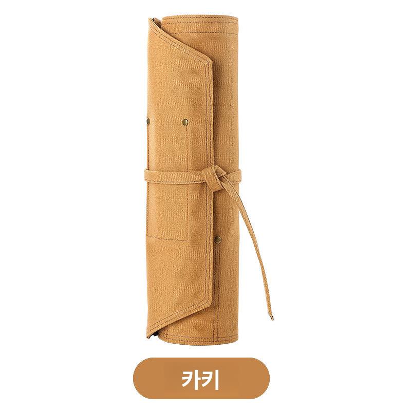 프로페셔널 셰프 나이프 수납 가죽 케이스 보관함 주방 칼 포장 파우치 요리사 전용 고급형 칼집 - 상품 이미지