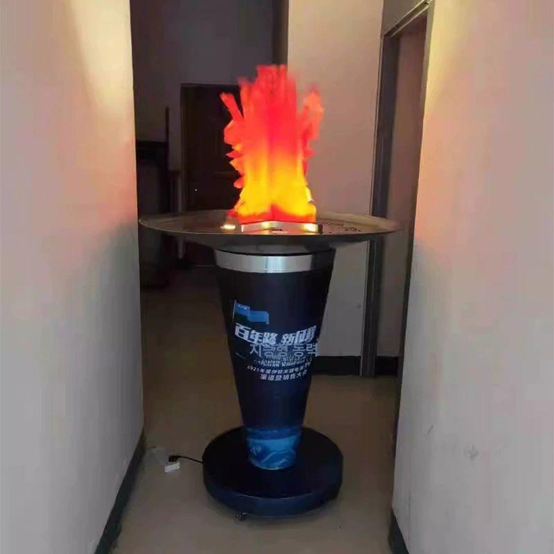 가짜불 LED 촛불 램프 무대 파티 인테리어 소품 교회 화로 불꽃 조명 전자 캠핑 감성 장식 타이머 - 상세 이미지 2