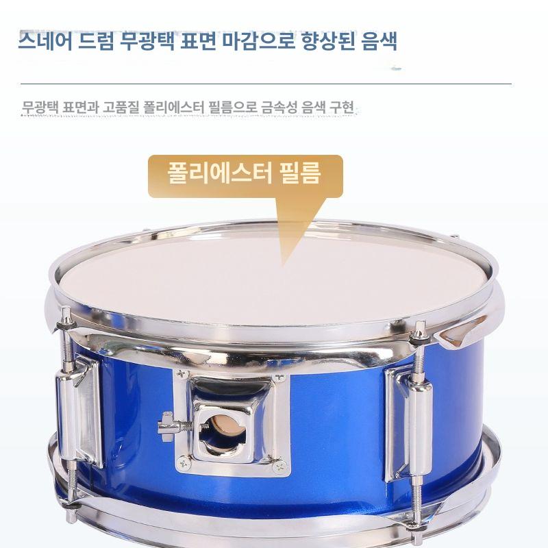드럼세트 초보자 입문용 타악기 풀세트 심벌 스탠드 밴드 공연 연습 악기 - 상세 이미지 5