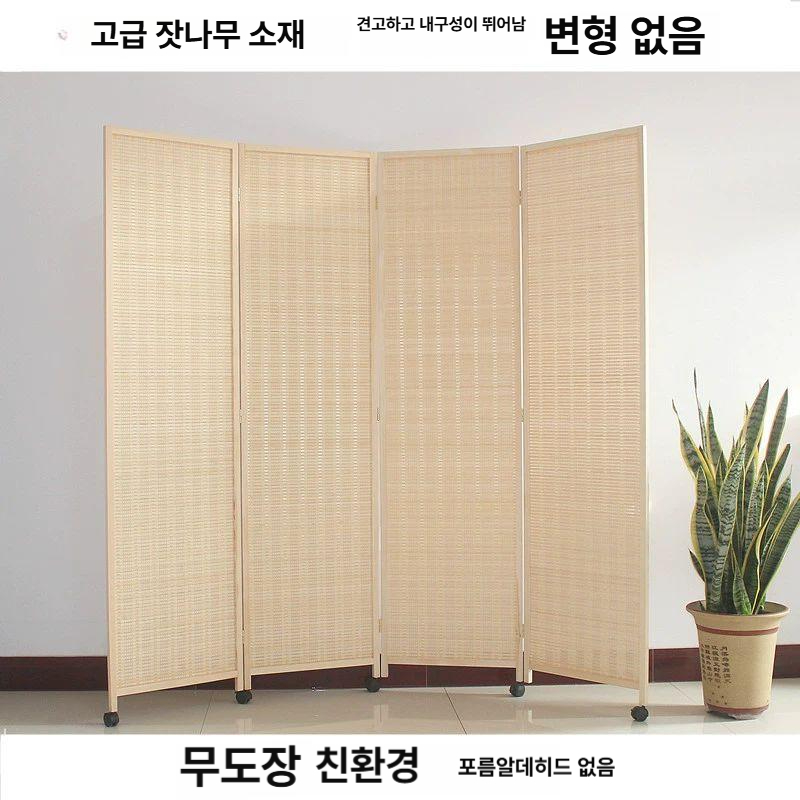 카페 인테리어 칸막이 가벽 파티션 스크린 목재 디자인 공간 분리 가리개 소품 모듈형 이동식 갤러리 전시 병풍 오피스 - 상세 이미지 5