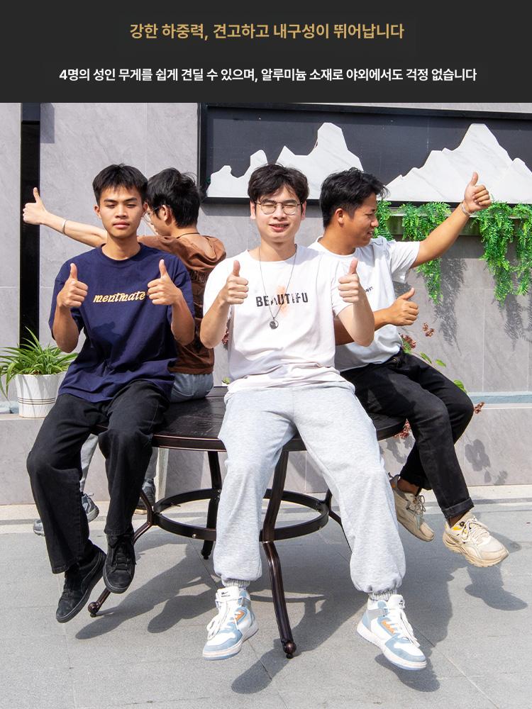 숯불 바베큐테이블 가정용 캠핑용 불판 바비큐 야외용 야외테이블 연탄테이블 - 상세 이미지 5