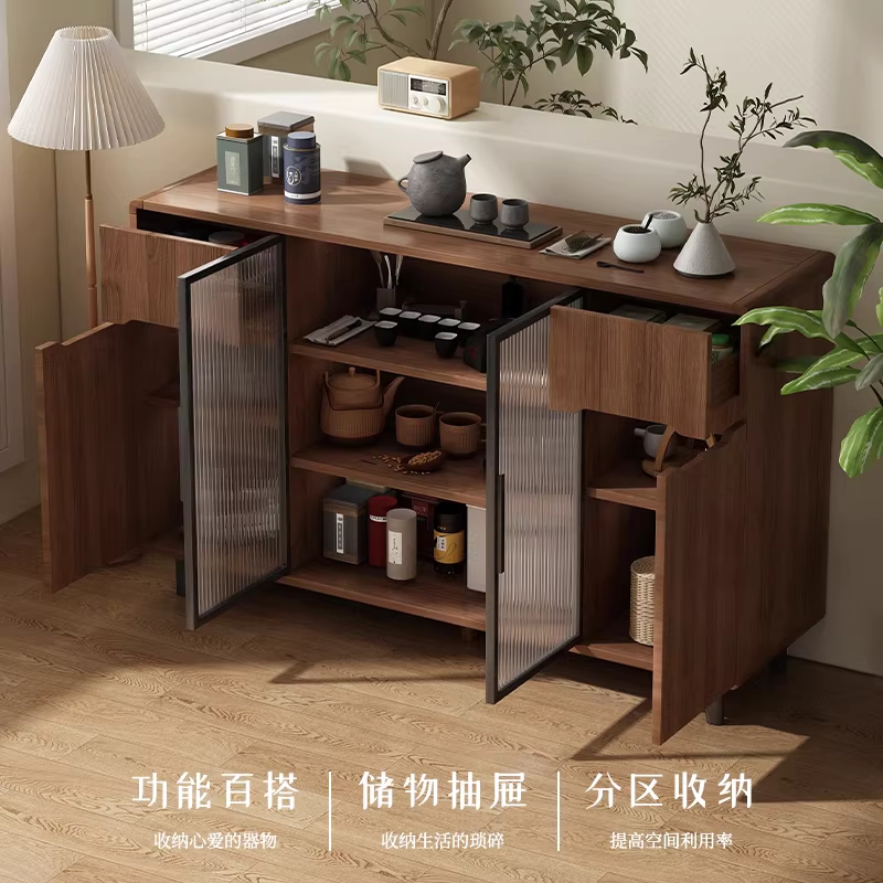 홈 카페 수납장 그릇 주방 용 정리 소품 선반 팬트리장 70cm - 상세 이미지 3