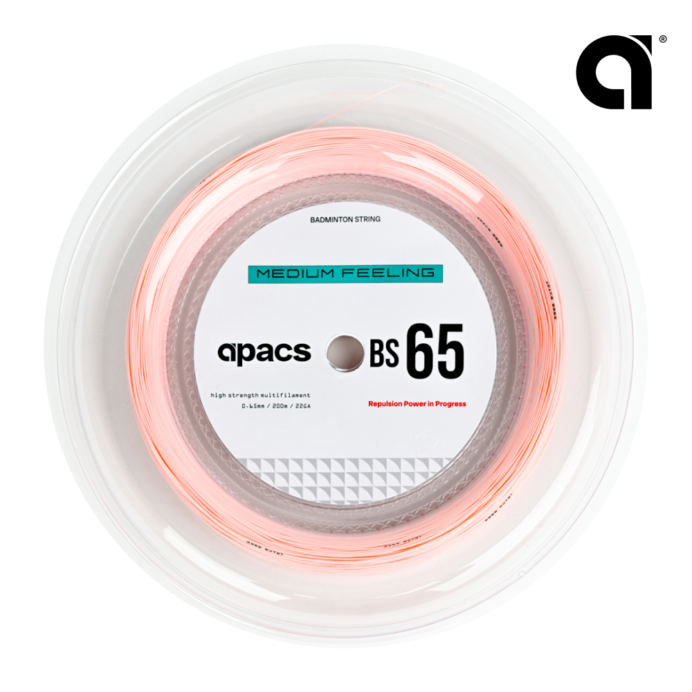 아펙스 BS 65 200m 롤 배드민턴 라켓 스트링 거트 줄 반발력 (0.65mm) - 상세 이미지 5